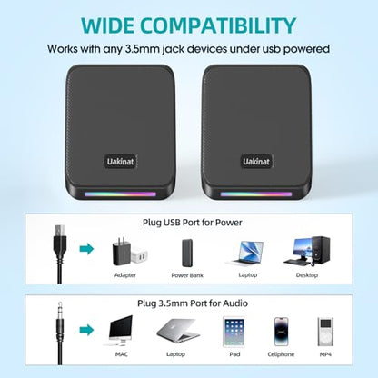 Uakinat Computer Speakers