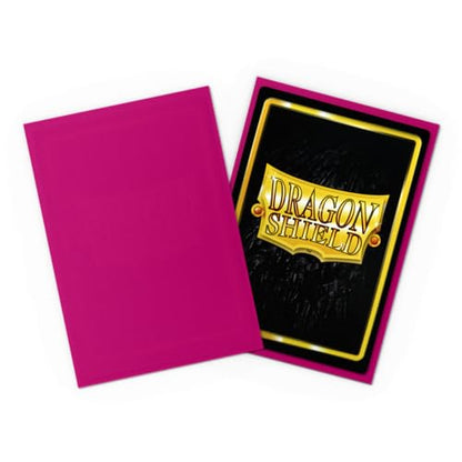 Dragon Shield | Japanese Size Card Matte Sleeves | 60 CT - Smooth & Tough Premium TCG Sleeves - Compatible with Yu-Gi-Oh, Naruto, Cardfight & Vanguard | Magenta - color: Magenta Matte