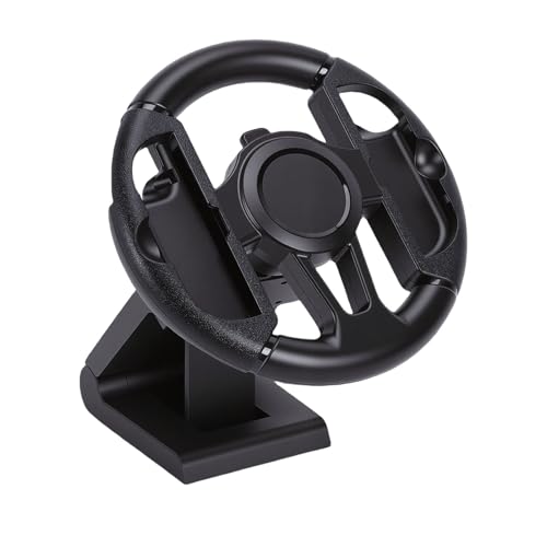 GOWENIC Game Controller Steering Wheel Table Attachment, Replacement Racing Wheel with Suction Cup Mount for 2, Stable Support Steering Stand for Racing Games
