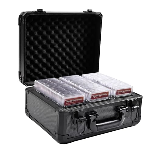 3ROW Graded Card Storage Box, PSA Slab Card Case for Graded Cards Sports Cards,Trading Card Case Holder Fits CSG, PSA,BGS and Toploaders