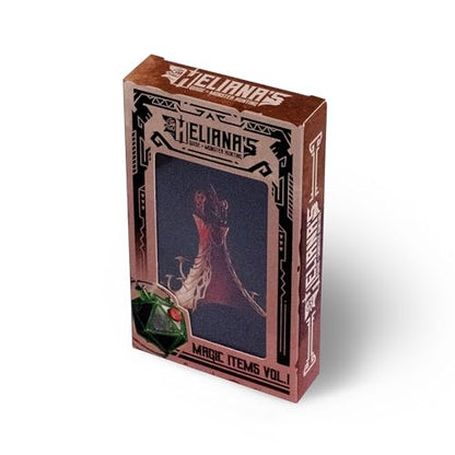 Loot Tavern: Heliana's Item Cards Volume 1, 55 DND 5e RPG Cards | Tarot-sized magic items and familiars from the Polyhedrooze, Veiled Lady and Dreamweaver hunts, D&D 5e compatible