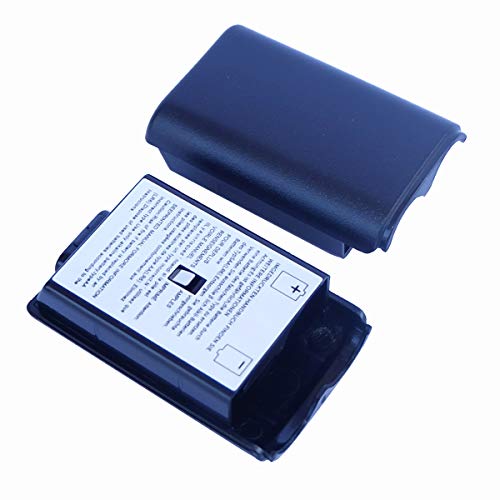 2X Black Battery Cover for Microsoft Xbox 360 Wireless Controller