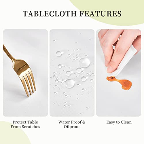 Swirl Candy Christmas Tablecloth Elastic Fitted Table Cloth Round Table Cover Washable Reusable for Kitchen Dining Picnic Party Fit Table 40-44 Inch - color: Swirl Candy S, size: 40" (Round)