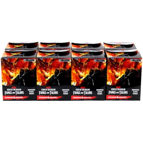 Dungeons & Dragons Icons of the Realms Fangs & Talons Booster Brick (8) Minis - style: Brick