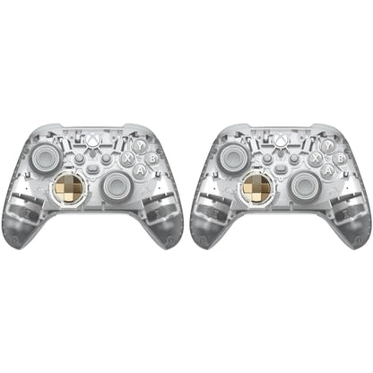 Microsoft QAU-00157 Xbox Wireless Gaming Dual Controller Bundle (Ghost Cipher Special Edition) for Xbox Series X|S, Xbox One, Windows PC, Android and iOS - color: Ghost Cipher