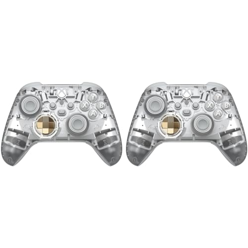 Microsoft QAU-00157 Xbox Wireless Gaming Dual Controller Bundle (Ghost Cipher Special Edition) for Xbox Series X|S, Xbox One, Windows PC, Android and iOS - color: Ghost Cipher