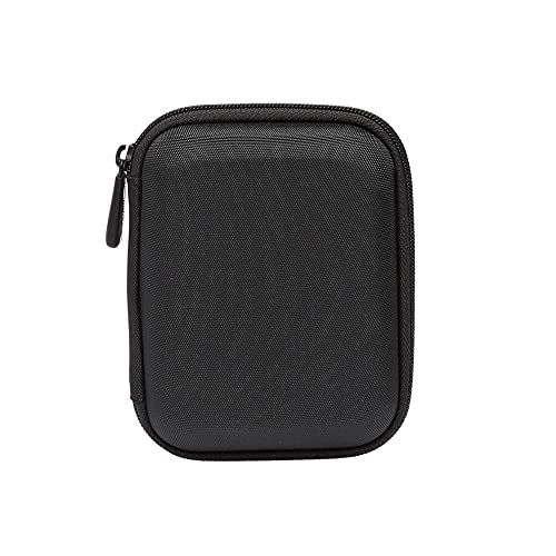 Amazon Basics Small Hard Shell Portable External Hard Drive Carrying Case with Mesh Pocket for My Passport Essential, Black - style: My Passport Essential Case