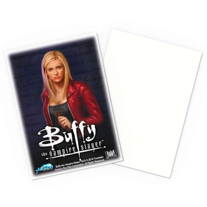 Dragon Shield | Matte Art Sleeves | 100 CT - Smooth & Tough Premium TCG Sleeves | Compatible with Pokemon, One Piece & Magic the Gathering | Buffy the Vampire Slayer - color: Buffy the Vampire Slayer