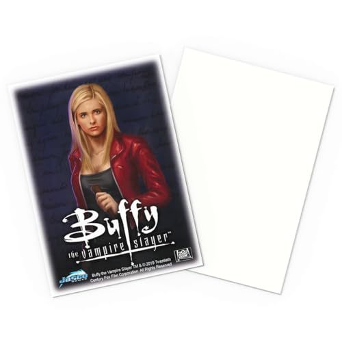 Dragon Shield | Matte Art Sleeves | 100 CT - Smooth & Tough Premium TCG Sleeves | Compatible with Pokemon, One Piece & Magic the Gathering | Buffy the Vampire Slayer - color: Buffy the Vampire Slayer
