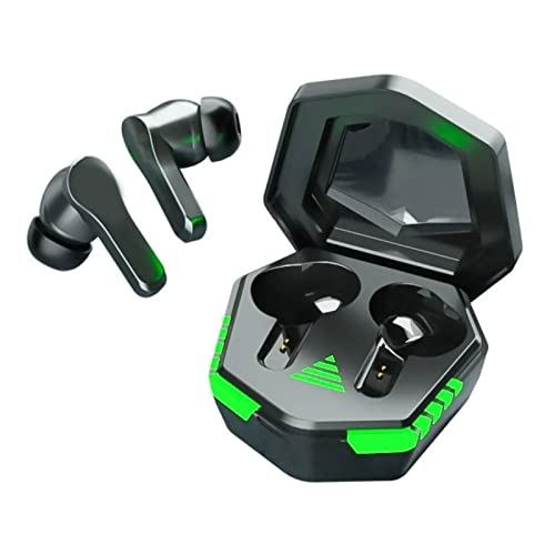 Yoidesu Wireless Gaming Earbuds, Bluetooth 5.3 Noise Cancellation Gaming Earbuds Without Delay, Ergonomical Headset for All Bluetooth Enabled Cell Phones and Smart Devices