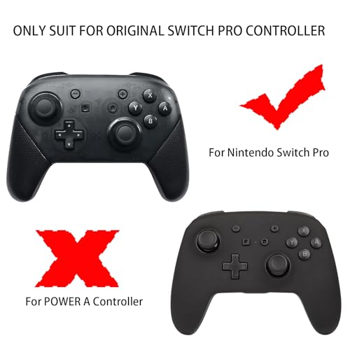 8 Replacement Thumbstick Joystick Analog for Nintendo Switch Pro Controller | CTHTBZ 8PCS Black 3D Thumb Sticks With Screwdriver