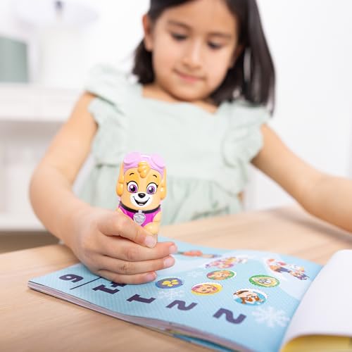 Melissa & Doug Sticker Wow! PAW Patrol Skye Stamper Toy and Activity Pad | 300 Surprise Stickers, PAW Patrol Skye Stamper, 24-Page Pad, Mess-Free Travel Toys, Arts & Crafts, Preschool Toys, Ages 3+ - size: 10.0 x 6.0 x 1.85