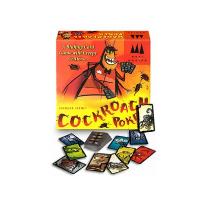 Cockroach Poker Party Game | Bluffing Strategy Card Game for Adults and Kids | Ages 8+ | 3-6 Players | Average Playtime 15-25 Minutes