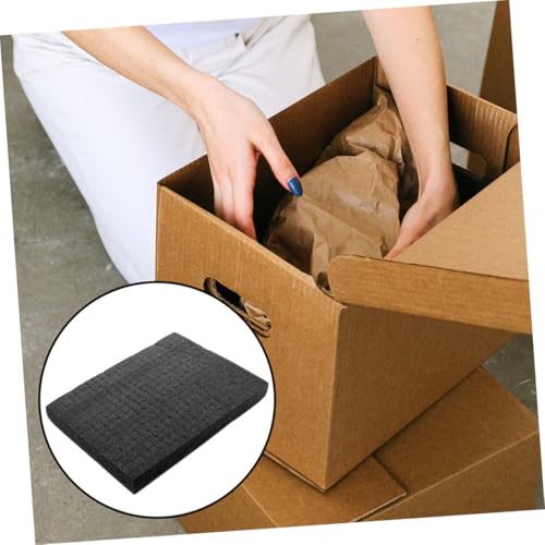 LIFKOME Black Grid Foam Cube Pad 500x300x30mm Pick and Pluck Foam Insert for Packaging and Shock Absorption for Board Game and Tool Box Storage
