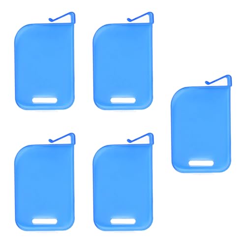 5pieces Trading Card Box Baffle Clip Card Storage Partition Board Card Box Divider Clapboard - color: Blue