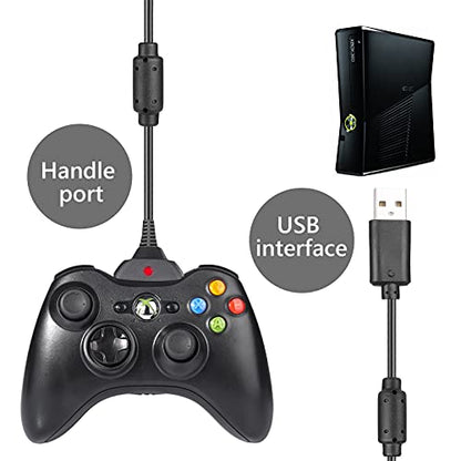 Trenro Charger for Xbox 360 Controller, 2 Pack USB Charging Cable