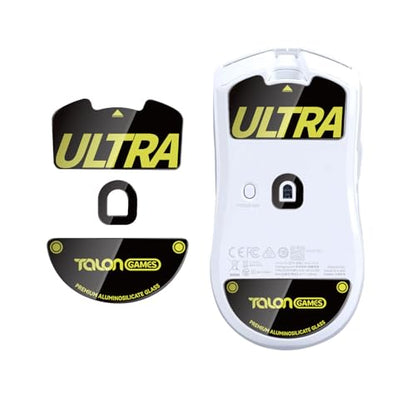 TALONGAMES Curved Edges Ultra Strong Glass Mouse Skates Feet Compatible with Razer Viper V3 Pro Gaming Mouse Feet Replacement,Super Smooth Glide Fast and Durable Sole - color: For Viper V3 Pro