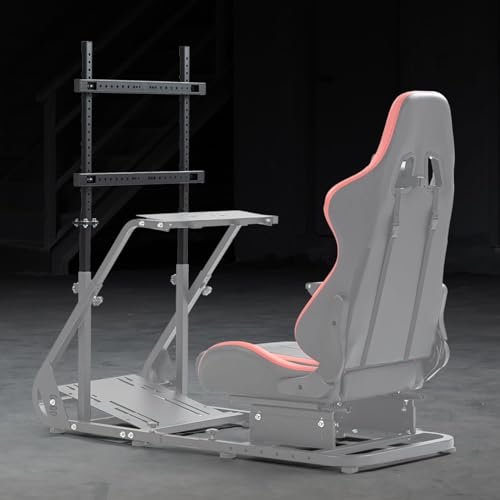 Dardoo Racing Simulator Cockpit Monitor Mount for Logitech G923 G29 G920 | for Thrustmaster Wheel Frame, Excluding Steering Wheel Shift Lever Pedals Seat and Racing Frame