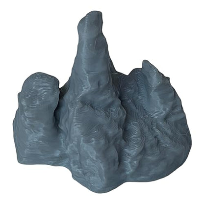 Tofer's Miniatures Set of 8 Rock Formation Stone Boulder Bundle, Terrain Scenery for Tabletop 28mm Miniatures Wargame, 3D Printed and Paintable Produced