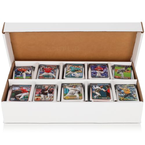 BCW Sorting Tray Storage Box | 10-Cell Card Sorting Box for Sports, Pokémon & TCG Collections | Holds 1,000+ Cards | Sturdy Corrugated Cardboard Card Storage Organizer - size: 1 Pack