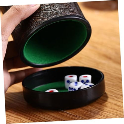 5pcs Professional Dice Cup Lid Durable Dice Cup Accessories for Ktv and Party Games Soundproofing Base Plate with Easy Installation for Enhanced Stability