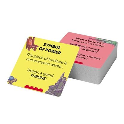 LEGO Recreate Activity Cards – Castle | Fantasy Building Game with 30+ Activity Cards & 25 LEGO Elements | Ages 6+ - style: Castle