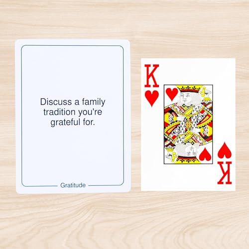 100 Mindful Families Conversation Cards – Mindfulness, Gratitude & Breathing Prompts for Self Care at Home, Travel & Therapy - style: Family Conversation Cards