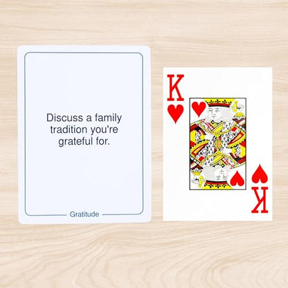 100 Mindful Families Conversation Cards – Mindfulness, Gratitude & Breathing Prompts for Self Care at Home, Travel & Therapy - style: Family Conversation Cards