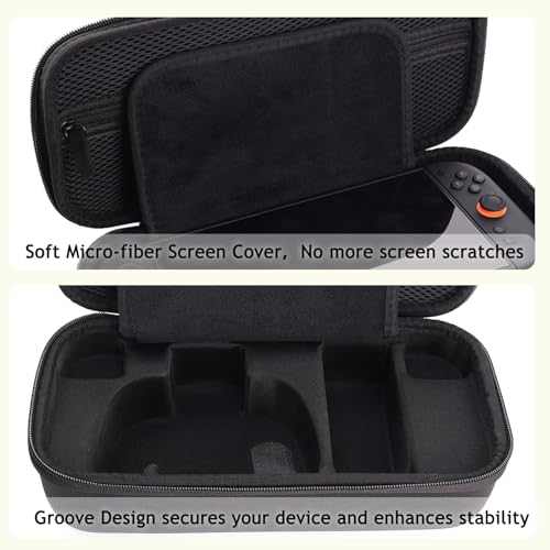 SOTY Switch Carrying Case for Nintendo Switch 2 with 12 Game Card Slots，Portable Hard Shell Pouch Carrying Travel Game Bag for Switch 2 Console & Accessories