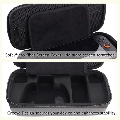 SOTY Switch Carrying Case for Nintendo Switch 2 with 12 Game Card Slots，Portable Hard Shell Pouch Carrying Travel Game Bag for Switch 2 Console & Accessories