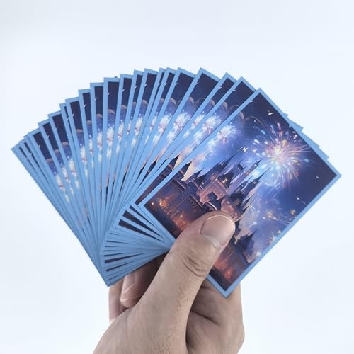 Card Sleeves Compatible Lorcana, 100 Count Matte Finish Size 2.6 x 3.6 in, Acid-Free & PVC-Free Premium Protection for Lorcana TCG Cards