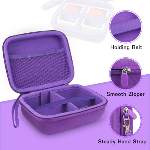 300+ Game Card Storage Case for UNO/Five Crowns/SKYJO Playing Card | Portable Card Deck Holder Box Compatible with Bicycle/Phrase 10/PlayMonster/Exploding Kittens Card Games, Purple (Case Only) - color: Purple