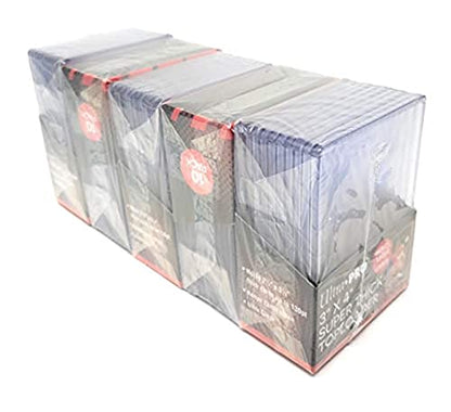 Ultra Pro 5 130pt Top Loader Packs - 10 Toploaders Per Pack (50 Total) - Thick Baseball, Basketball, Hockey, Football Cards (Ie Memorabilia)