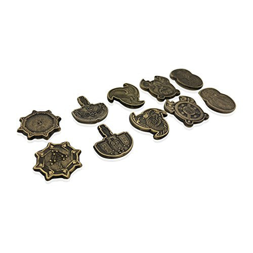Norse Foundry Adventure Coins - A Set of 10 Metal Plated Novelty Coins in Vikings Style - Perfect for Any Roleplaying Game (RPG) or LARP Session - style: Vikings
