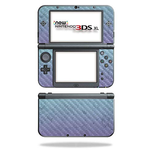 MightySkins Carbon Fiber Skin for Nintendo New 3DS XL (2015) - Gradient Marble | Protective, Durable Textured Carbon Fiber Finish | Easy to Apply, Remove, and Change Styles | Made in The USA - color: Gradient Marble