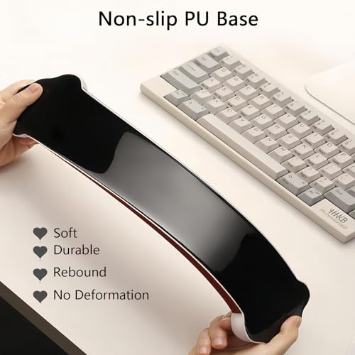 Gel Cloud Keyboard Wrist Rest Cute Rainbow Mouse Pad with Wrist Rest for Computer Keyboard and Mouse Pad Set PU Base Silicone Ergonomic White Cloud Wrist Pad Support for Gaming Desk Laptop Home Office - color: 2pcs Rainbow Cloud