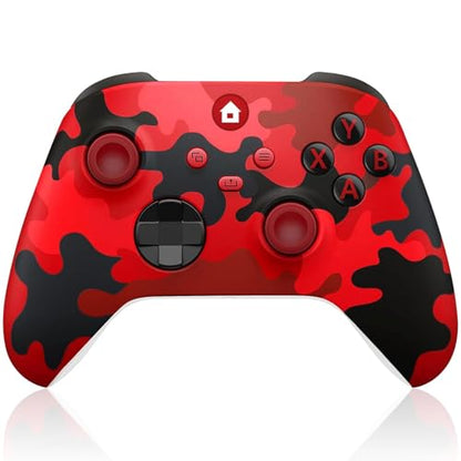 ADHJIE Xbox One Controller, 2.4GHz Wireless Controller for Xbox One X | S Xbox Series X/S/PC with 3.5mm Audio Headset Jack, Dual Vibration, Camo Red - color: Camo Red