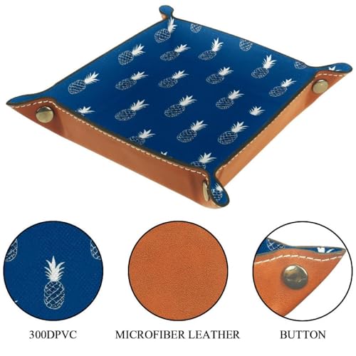 Pineapples Fruit Dice Tray Dice Rolling Tray Folding Dice Holder for Dice Games, Like RPG, DND and Other Table Games - color: Multi 15
