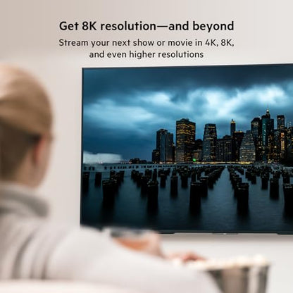 Belkin Ultra HD HDMI 2.1 Cable 6.6FT/2M, 4K Ultra High Speed HDMI Cable, 48Gbps HDMI 2.1 Braided Cord, Dolby Vision HDR & 8K@60Hz Capable, Compatible w/ Playstation, PS4, PS5, Xbox Series X & More - style: 6.6ft Braided Cable