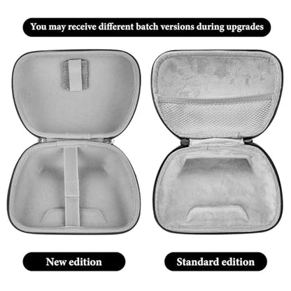 GEEKRIA Controller Travel Case Compatible with Xbox One, Series X / S, Hard Shell Carrying Bag, Protective Storage with Internal Mesh Pocket for Charging Cable (Dark Gray) - color: Dark Gray