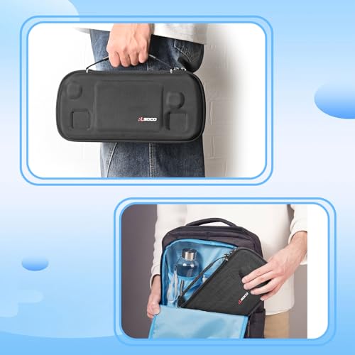 RLSOCO Carrying Case for ASUS ROG Xbox Ally/ROG Xbox Ally X 7" FHD Gaming Handheld Console - Black (Case Only) - color: ROG XBOX Ally Case Black