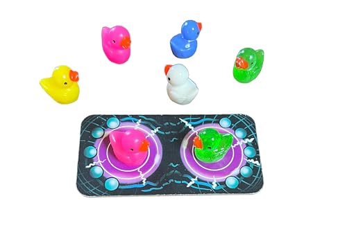 Abducktion - IntergalacDuck Research Expansion Pack, Ages 12+ 2-6 Players | 25-30 Minutes, Additional Cards, 2 More Boards for up to 6 Players, and Glitter Ducks!