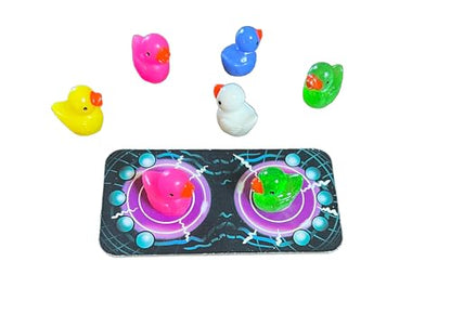Abducktion - IntergalacDuck Research Expansion Pack, Ages 12+ 2-6 Players | 25-30 Minutes, Additional Cards, 2 More Boards for up to 6 Players, and Glitter Ducks!