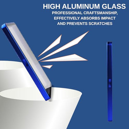 RedCap Magnetic Aluminum PSA Graded Card Holder 35PT Premium PSA Slab Protector Display Case with UV Resistant Glass Fits Standard PSA Graded Sports Trading Cards - Electric Blue - color: Electric Blue