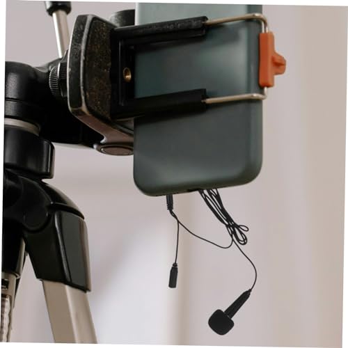 VICASKY 1set Portable Microphone Professional Tiny Mic for Karaoke Vlogging and Lightweight Design Easy to Carry for Smartphones and Laptops for Outdoor Use