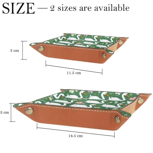 Floral Swans Dice Tray Dice Rolling Tray Folding Dice Holder for Dice Games, Like RPG, DND and Other Table Games - color: Multi 15