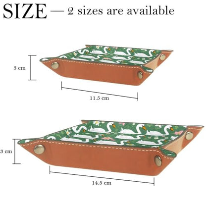 Floral Swans Dice Tray Dice Rolling Tray Folding Dice Holder for Dice Games, Like RPG, DND and Other Table Games - color: Multi 15
