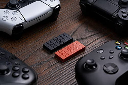8BitDo Wireless USB Adapter 2 for Switch/Switch 2, Windows PC, Mac & Raspberry Pi, Compatible with Xbox Series X & S Controller, Xbox One Bluetooth Controller, Switch Pro and PS5 Controller (Brown) - style: USB Adapter 2 Brown