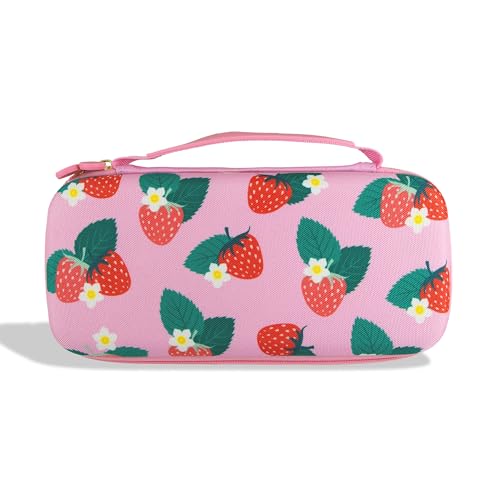 Sonix Carrying Case for Nintendo Switch 1, Protective Travel Case | Wild Strawberries - color: Wild Strawberries