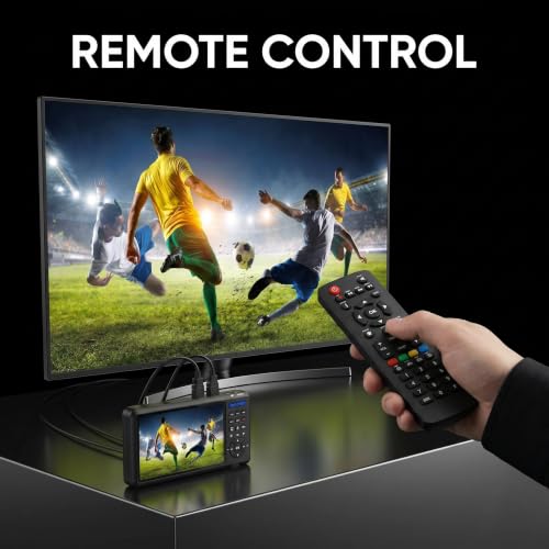 4K60 Video Capture Box-2 Channel HDMI Input with PIP/POP/PMP,Video Recorder with Screen 7 in,Compatible with Consoles, Cameras, Set-Top Boxes, PCs, 4K TVs, Projectors, Monitors